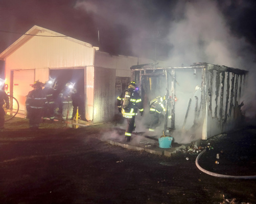 Departments respond to possible barn fire