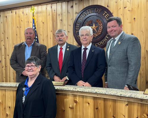 Shirley Bruner was recognized by the Kaufman County Commissioners Court at their April 18 meeting after receiving the Suzanne McDaniel Award at the Texas District and County Attorneys Association Key Personnel- Victim Assistance Coordinator Annual Conference. Courtesy photo