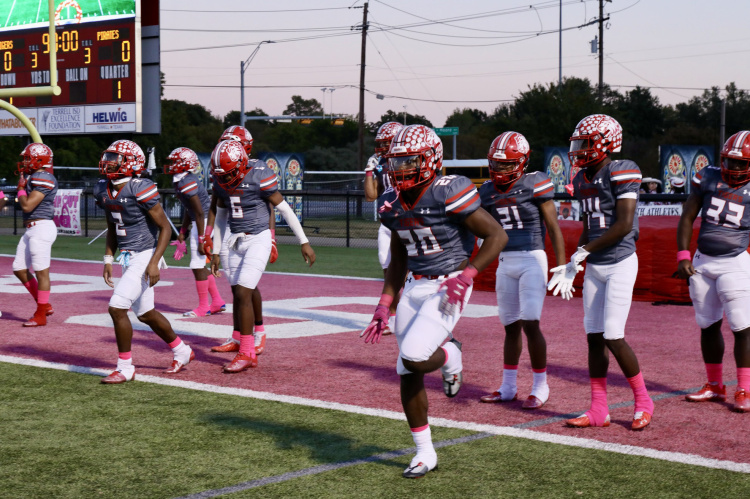 The Terrell Tigers were slated to head west Oct. 28, traveling to Mesquite to take on the Poteet Pirates in another key district matchup. Photo courtesy of Terrell ISD