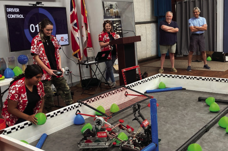 Terrell students’ robots compete in demonstration